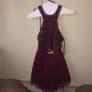 Two piece prom dress